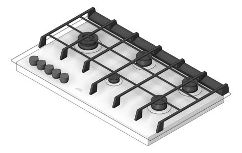 900 wide gas cooktop